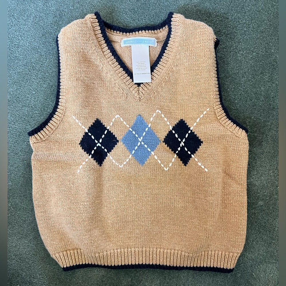 Janie and Jack Sweater Vest